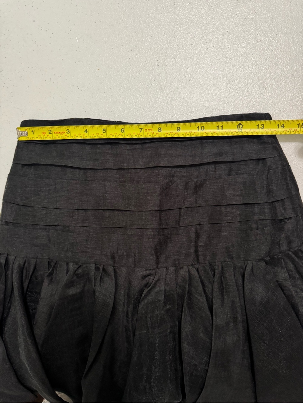 Sandro Linen Blend Ruffle Mini Skirt - Picture 10 of 11